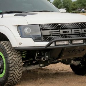 Addictive Desert Designs ADD Lite Front Bumper with Hoop (Black)