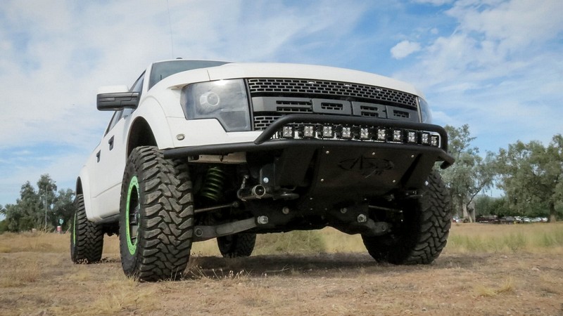 Addictive Desert Designs ADD Lite Front Bumper with Hoop (Black)