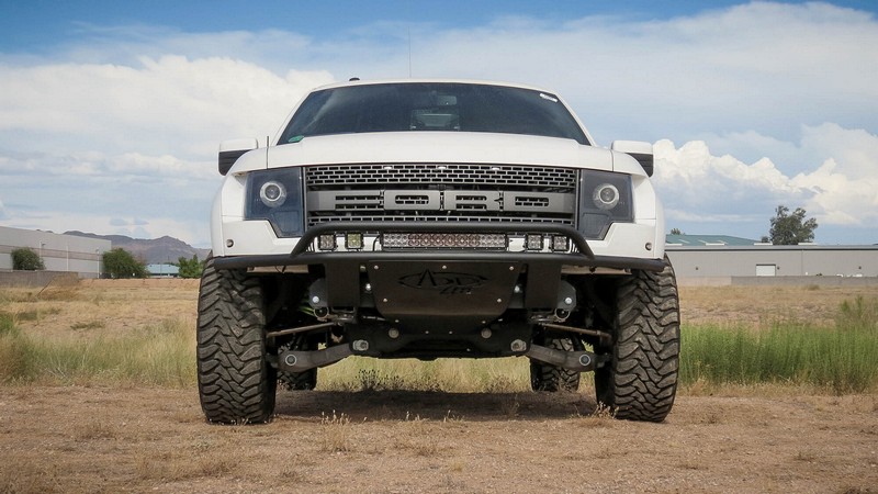 Addictive Desert Designs ADD Lite Front Bumper with Hoop (Black)