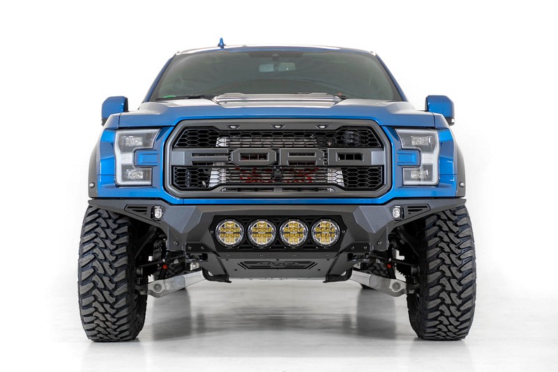 Addictive Desert Designs Bomber Front Bumper for Rigid Lights (Black)