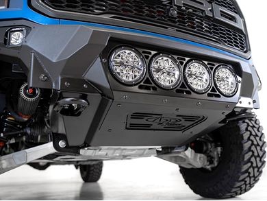 Addictive Desert Designs Bomber Front Bumper for Rigid Lights (Black)