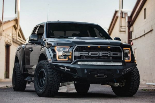 ADD HoneyBadger Front Bumper with Winch Mount for 2017-2020 Ford F-150 Raptor