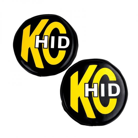 KC HiLites 8" HID Vinyl Light Covers (Black/Yellow)