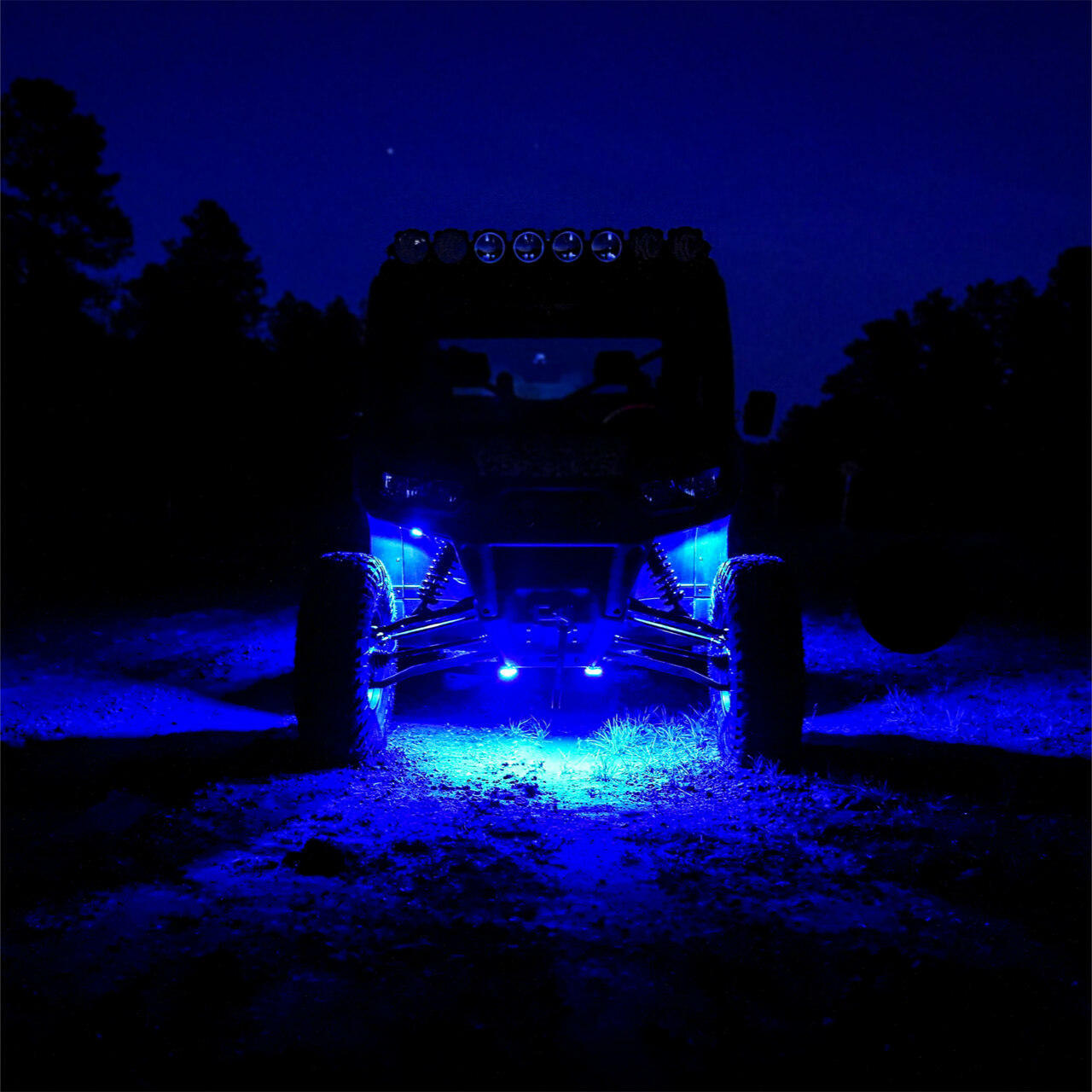 KC HiLites Cyclone V2 Replacement 6-Pack Lens (Blue)