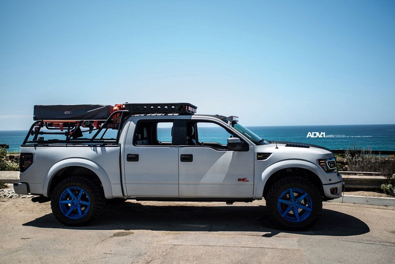 ADV6 M.V2 Wheels for White Ford 150 SVT Raptor