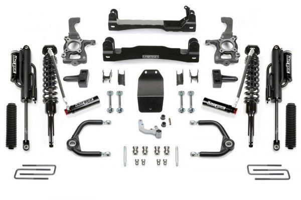 Fabtech 4″ Lift Kit w/Uniball UCA w/ Front Dirt Logic 3.0 Resi Coilovers & Rear Dirt Logic 3.0 Bypass Shocks