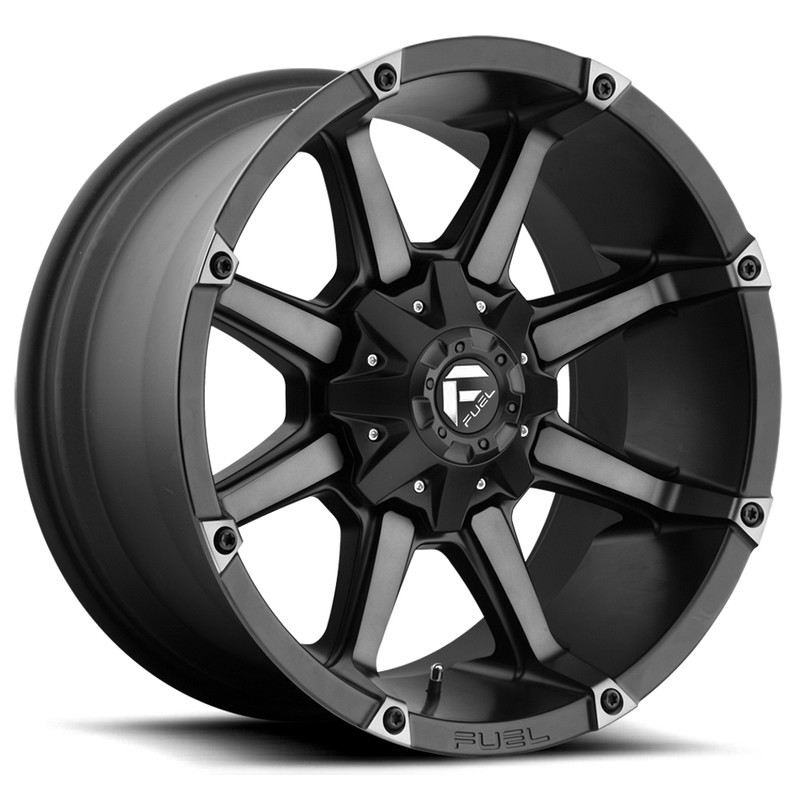 FUEL Off-Road Coupler, 20x9 Wheel with 6 on 135 and 6 on 5.5 Bolt Pattern - Black Machined