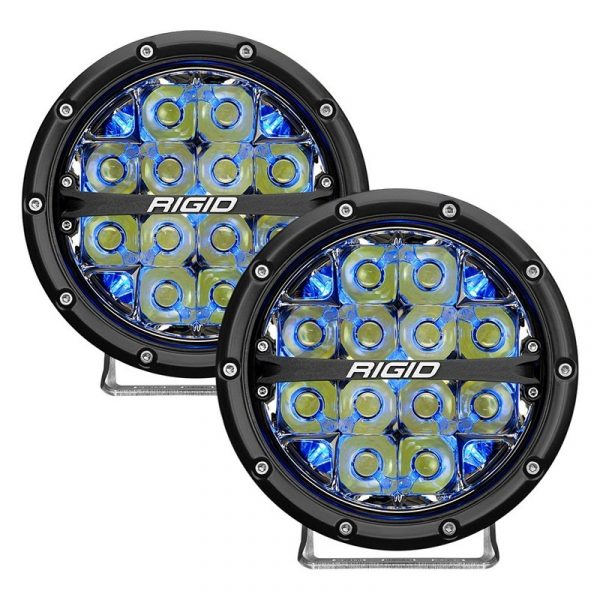 Rigid Industries 360-Series 6" Spot LED Lights (Blue)