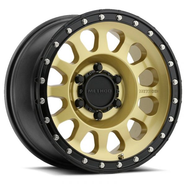 Method Race Wheels 315, 17x8.5 Wheel 6 on 135 Bolt Pattern - Gold / Black
