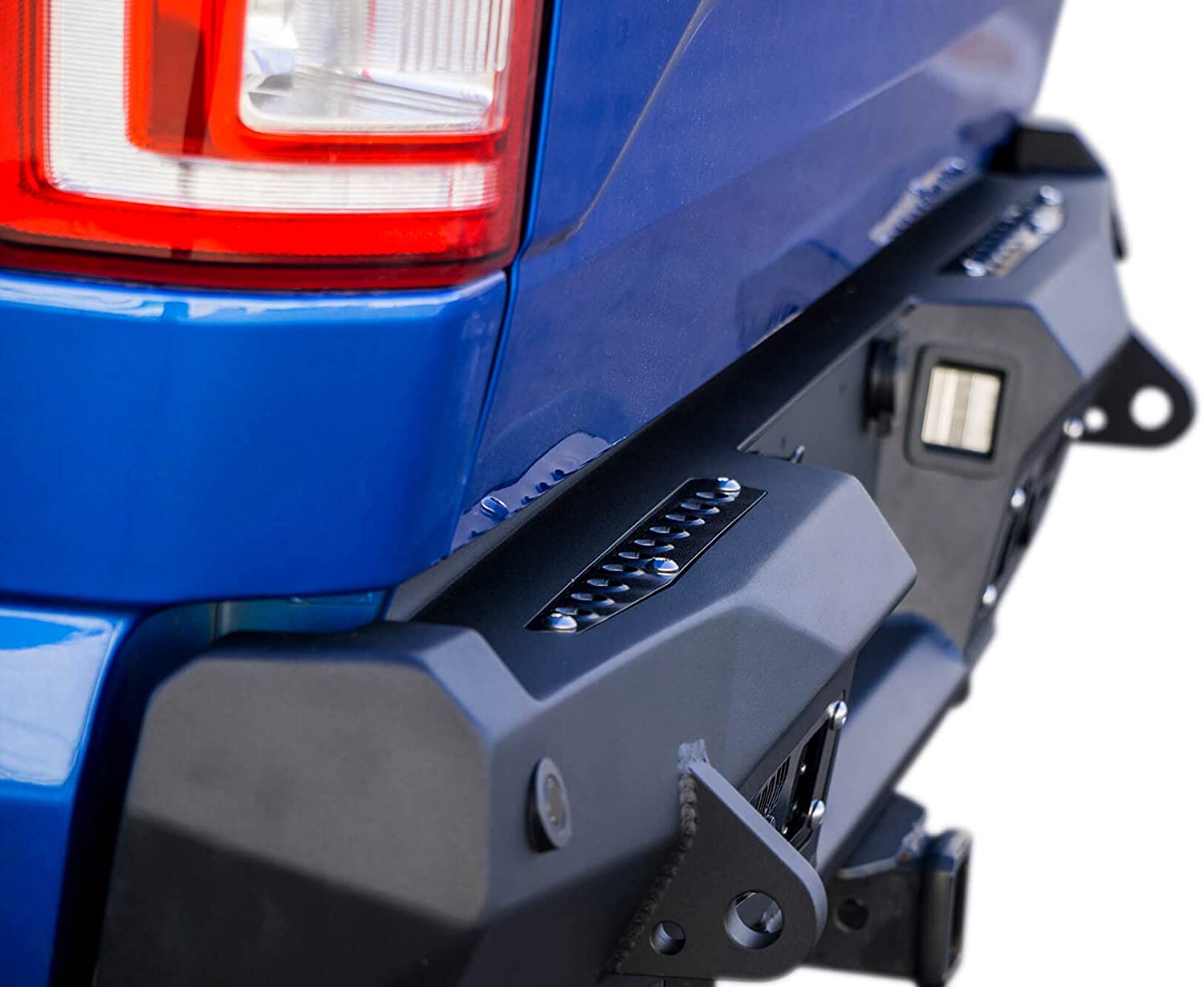 Addictive Desert Designs Stealth Fighter Rear Bumper with Sensors (Black)