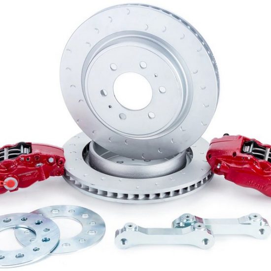 Brembo 380mm Big Brake Kit w/ 2pc Drilled Rotors and 6 Piston Calipers ...