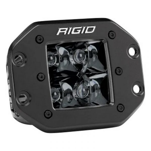 Rigid Industries D-Series Midnight Flush Mount Spot LED Light Pod