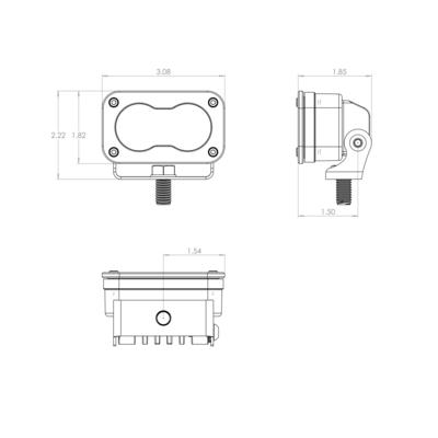 Baja Designs S2 Pro Driving/Combo LED Light Pods (Amber)