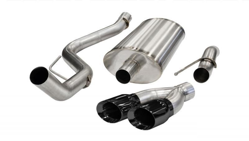 CORSA Performance 3.0" Catback Exhaust Single Side Exit with Twin 4.0" Black PVD Pro-Series Tips Ford F-150 | Raptor 2009-2010