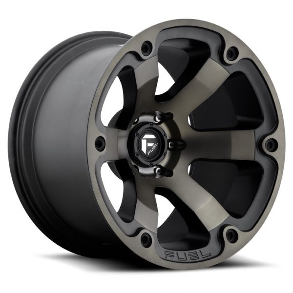 FUEL Off-Road Beast D564, 20x10 Wheel with 6 on 135 Bolt Pattern (Black Machined with Dark Tint)