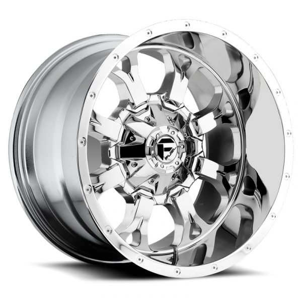 FUEL Off-Road Krank D516, 20x10 Wheel with 6 on 135 and 6 on 5.5 Bolt Pattern - Chrome Plated