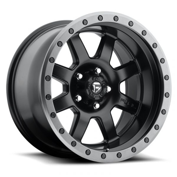 FUEL Off-Road Trophy, 20x9 Wheel with 6 on 135 Bolt Pattern - Black Matte