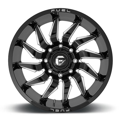 FUEL Off-Road Saber D744 Black / Milled Wheels