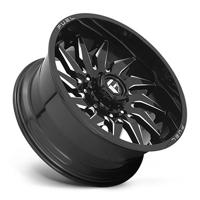 FUEL Off-Road Saber D744 Black / Milled Wheels