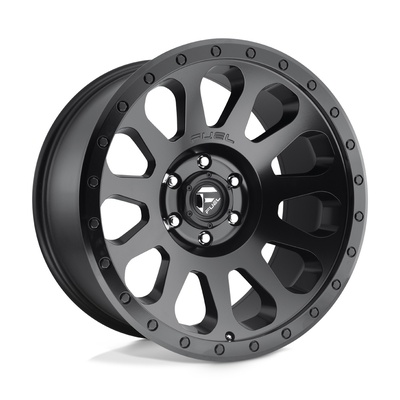 FUEL Off-Road Vector D579 Wheel, 20x9 with 6 on 135 Bolt Pattern - Matte Black
