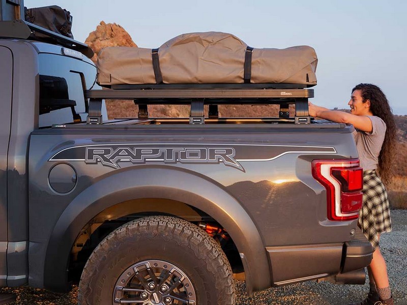 Front Runner Slimline II Load Bed Rack Kit for Ford F-150 Raptor 5.5' (2009-Current)