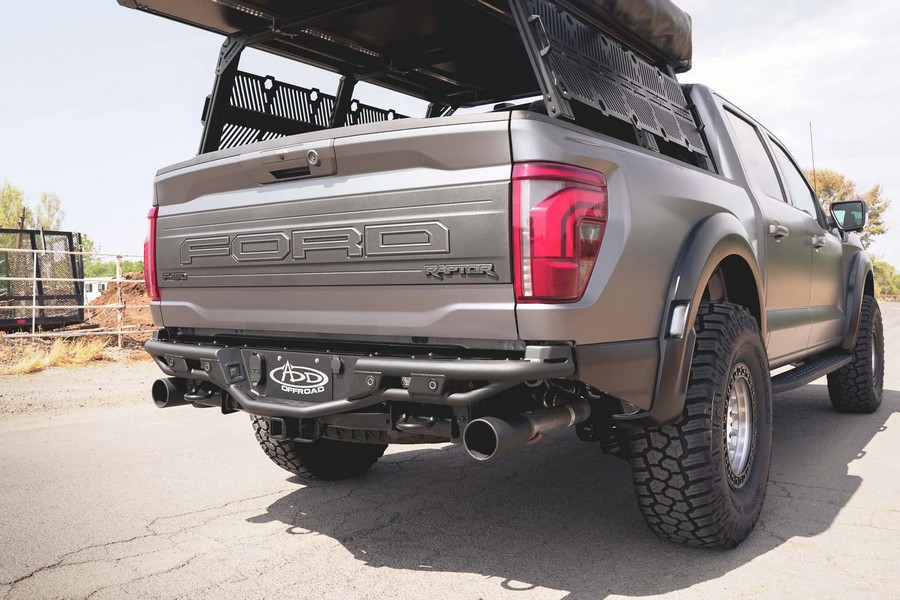 Race Series Dovetail Rear Bumper for 2021–2025 Ford F-150 Raptor
